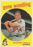 1959 Topps #170 Gene Woodling Baseball Card