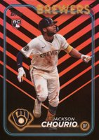 2024 Topps Update #US240 Jackson Chourio Holiday Baseball Card
