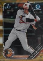 2019 Bowman Draft #BDC1 Adley Rutschman Chrome-Batting-Gold Refractor Baseball Card