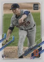 2021 Topps #92 Tarik Skubal Baseball Card