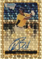 2012 Bowman Prospects #BCP79 Josh Bell Chrome-Superfractor-Autograph 1/1 Baseball Card