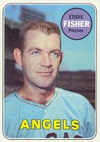 1969 Topps #315 Eddie Fisher Baseball Card