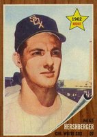 1962 Topps #341 Mike Hershberger Baseball Card