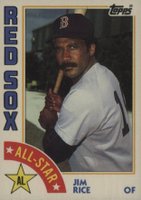 1984 Topps Tiffany #401 Jim Rice Baseball Card