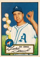 1952 Topps #31 Gus Zernial Red Back Baseball Card