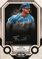 2024 Topps Tier One Autographs #T1ABW Bobby Witt Jr. Holo Silver Foil Baseball Card