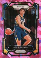 2023 Panini Prizm #172 Ben Sheppard Pink Ice Basketball Card