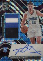 2021 Panini Spectra #191 Franz Wagner Jersey Autograph-Interstellar Basketball Card