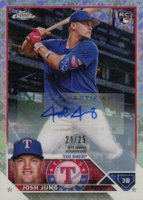 2023 Topps Chrome Logofractor Edition #93 Josh Jung SP-Autograph Baseball Card