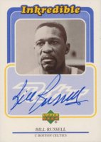 1999 Upper Deck Retro Inkredible #BR Bill Russell Basketball Card