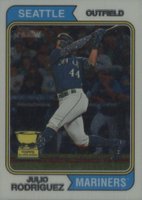 2023 Topps Heritage #18 Julio Rodriguez Chrome Baseball Card