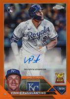 2023 Topps Chrome Update Autograph #ACVP Vinnie Pasquantino Orange Baseball Card