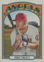 2021 Topps Heritage Real One Autographs #MT Mike Trout Baseball Card
