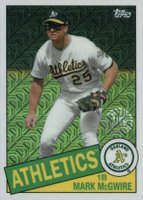 2020 Topps Silver Pack 1985 Chrome Promo #30 Mark McGwire Baseball Card