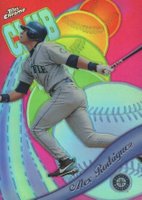 1999 Topps Chrome All-Etch #AE12 Alex Rodriguez Refractor Baseball Card