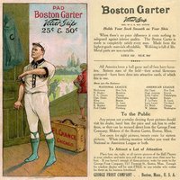 1912 Boston Garter # Frank Chance Baseball Card