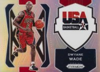 2021 Panini Prizm USA Basketball #4 Dwyane Wade Silver Basketball Card