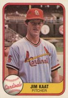 1981 Fleer #536 Jim Kaat Baseball Card