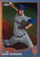 2013 Topps Chrome #180 Zack Wheeler Refractor Baseball Card