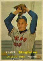 1957 Topps #378 Elmer Singleton Baseball Card