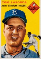1954 Topps #132 Tom Lasorda Baseball Card