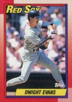 1990 Topps #375 Dwight Evans Baseball Card