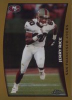 1998 Topps Chrome #38 Jerry Rice Football Card