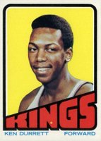 1972 Topps #134 Ken Durrett Basketball Card