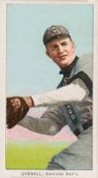 1909 White Borders Sovereign #374 Orval Overall Hands Waist Level Baseball Card