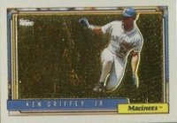1992 Topps Micro #50 Ken Griffey Jr. Gold Baseball Card