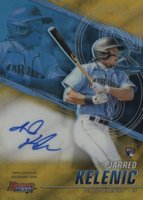 2021 Bowman's Best of 2021 Autographs #B21JK Jarred Kelenic Gold Refractor Baseball Card