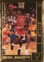 1999 Upper Deck Authenticated 22KT Gold # Michael Jordan Retirement Basketball Card