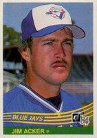 1984 Donruss #146 Jim Acker Baseball Card