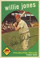 1959 Topps #208 Willie Jones Baseball Card