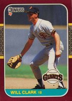 1987 Donruss Opening Day #96 Will Clark Baseball Card