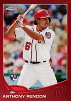 2013 Topps Chrome #128 Anthony Rendon Red Refractor Baseball Card