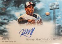 2013 Bowman Inception Rookie Autographs #RA-MM Manny Machado Blue Baseball Card