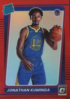 2021 Panini Donruss Optic #190 Jonathan Kuminga Red Basketball Card