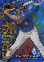 2023 Topps Chrome Update Crushed #C25 Francisco Alvarez Baseball Card