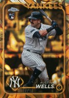 2024 Topps Gilded Collection #102 Austin Wells Gold Lava Baseball Card