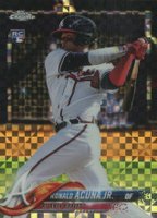 2018 Topps Chrome #193 Ronald Acuna Jr. X-Fractor Baseball Card