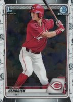 2020 Bowman Draft #BD34 Austin Hendrick Chrome Baseball Card