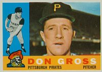 1960 Topps #284 Don Gross Baseball Card