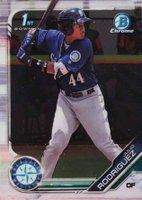 2019 Bowman Prospects Chrome #33 Julio Rodriguez Baseball Card