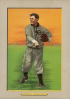 1911 Turkey Reds #1 Mordecai Brown Checklist Back Baseball Card