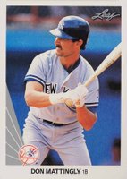 1990 Leaf #69 Don Mattingly Baseball Card