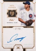 2024 Topps Definitive Collection Definitive Rookie Autographs #SI Shota Imanaga Baseball Card