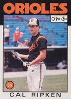 1986 O-Pee-Chee #340 Cal Ripken Jr. Baseball Card