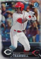 2016 Bowman Draft  #BDC13 Taylor Trammell Chrome-Refractor Baseball Card