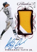 2020 Panini Flawless Patch Autographs #PA-FT Fernando Tatis Jr. Ruby Baseball Card